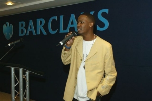 Gospel singer Witness at our launch event